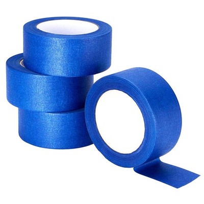Lichamp Blue Painters Tape 2 Inch Bulk 4 Pack 1.95x55yd