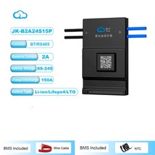 JK Smart BMS 8S-24S 150A Li-ion LiFePo4 BMS with 2A Active Balancer BT/ RS485