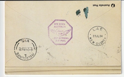 50 Aniversario 1er Correo Aéreo Oficial Cubierta Australia Post Stamp Pack - Imagen 3 de 4