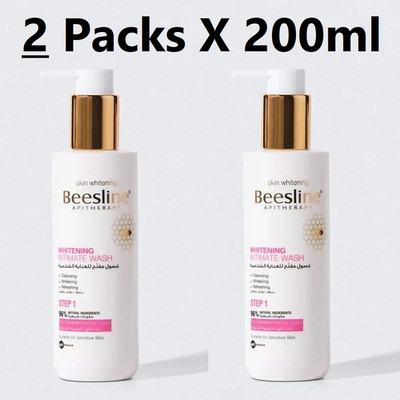 Beesline Whitening Intimate Wash - Cleansing, Whitening & Refreshing ( 2X200ml )