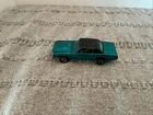 Vintage 1967 Custom T-Bird Hot Wheels Redline Aqua Gray Interior - Made in HK