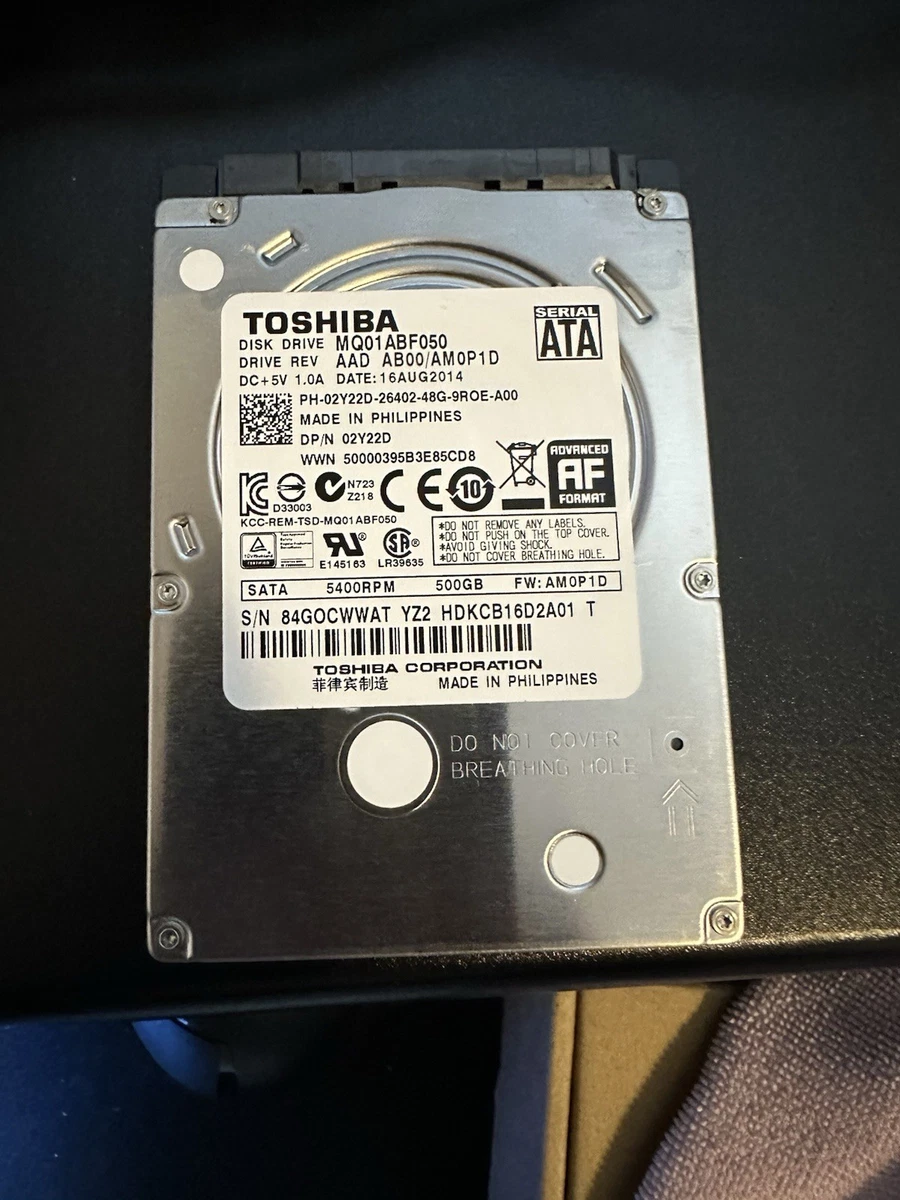 ♮TOSHIBA PT55337JBMWB 16GB ストレージ無 Toshiba MK7559GSXF - 750GB 5.4K RPM SATA 9.5mm 2.5