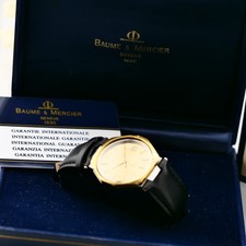 1986 Vintage Baume Mercier Riviera 5131 Two-Tone Quartz Watch with Papers & Box 9