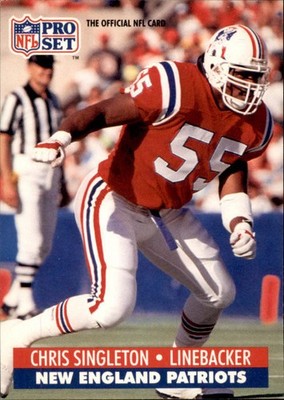 1991 NFL Pro Set Chris Singleton #232 (6024)