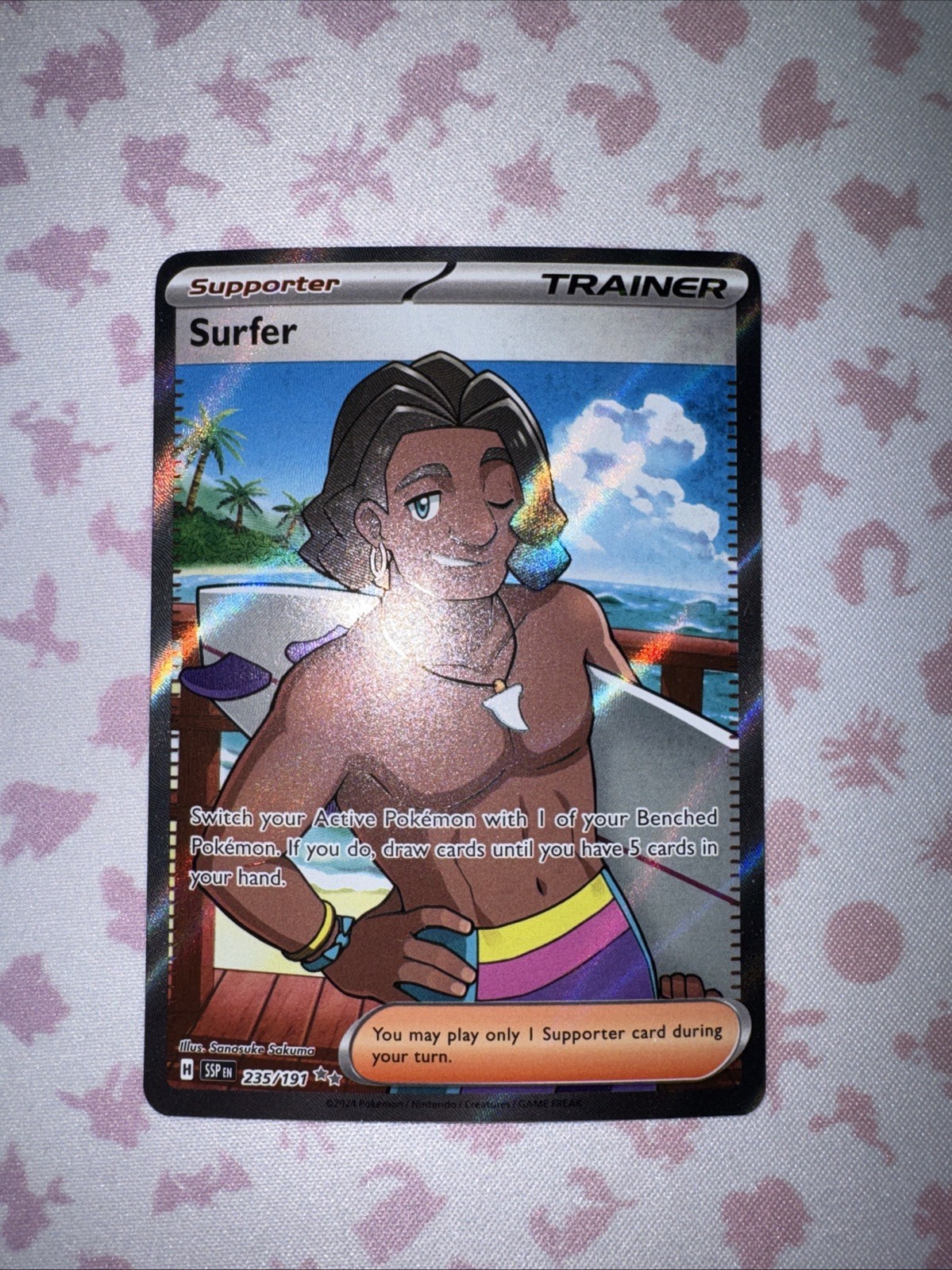 Surfer 235/191 Surging Sparks Ultra Rare Pokemon TCG