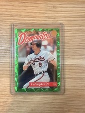 1993 Donruss Elite Dominator Cal Ripken Jr Green Insert #19 /5000 Orioles