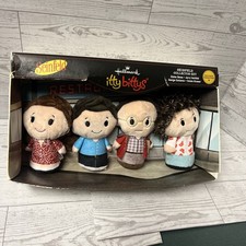 Hallmark Itty Bittys Seinfeld Collector Set of 4 Plush New In Box NWT Rare