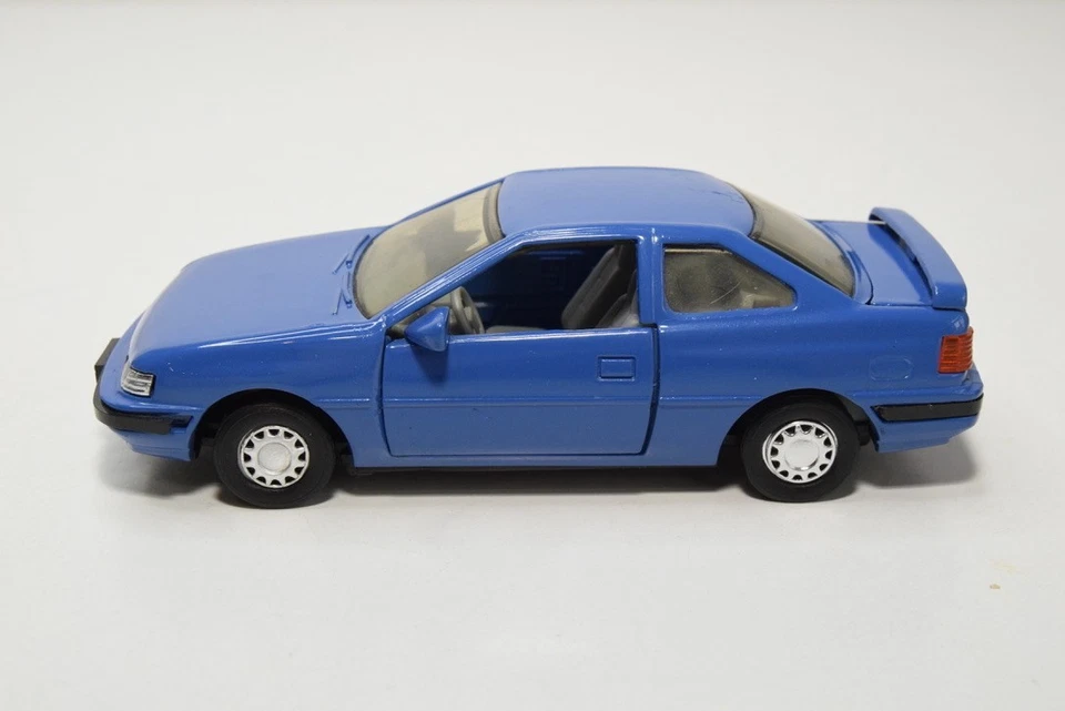 B75 1:32 KINGSTAR MINI CAR CLOVER KOREA HYUNDAI SCOUPE S COUPE LS BLUE EXC. COND - Image 2 of 4