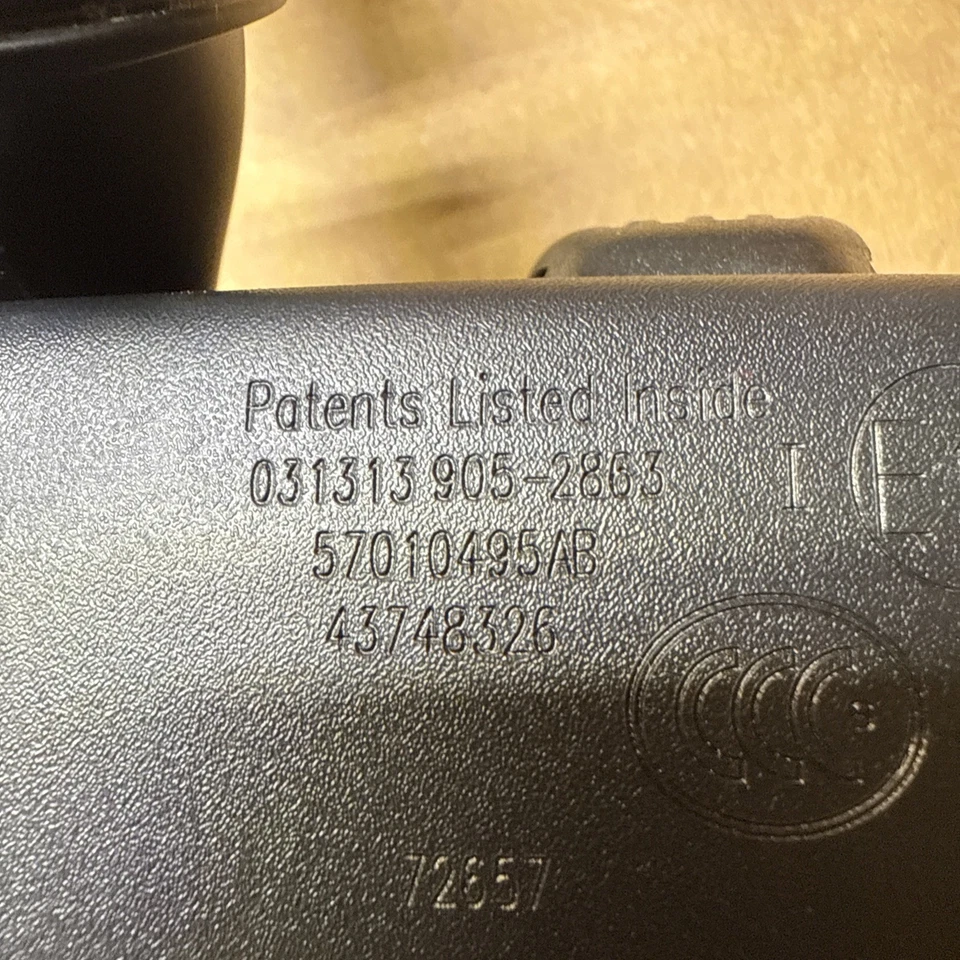 Espejo retrovisor Dodge Journey Dart Charger Chrysler 300 11-17 atenuación automática moldura OEM Foto 3 de 4