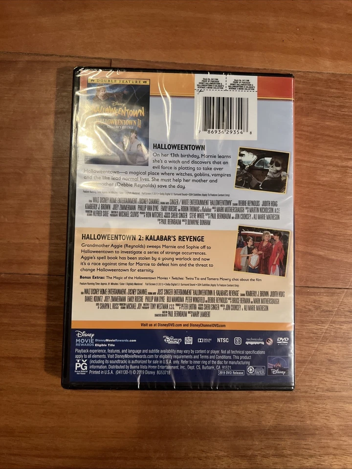 Disney Halloweentown I & II Movie 1 and 2 Double Feature Halloween Movies Dvd Foto 2 de 4