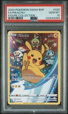 2020 Pokemon SWSH Black Star Promo Pikachu Figure Collection PSA 10 #020