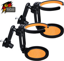 Faltbarer Getränkehalter Auto orange Becherhalter Lüftung verstellbar für Flasch