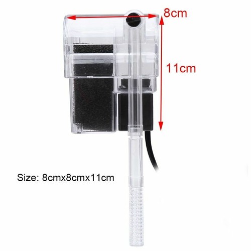Aquarium Mini Waterfall External Oxygen Pump Water Filter Fish Tank Filtration - Picture 4 of 8