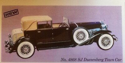 Hubley Duesenberg #4868  Decal