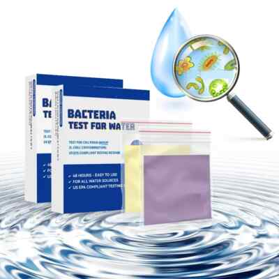 MERYDI-5pcs Bacteria Test for Water E.coli  Rapid Test for Drinking Water Safe