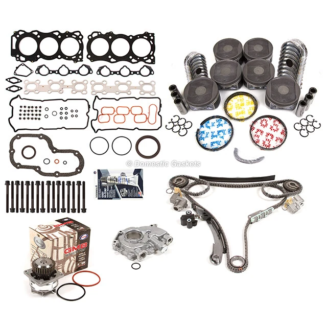 Kit de reconstrucción de motor de revisión para Nissan Frontier Pathfinder Xterra 05-10 VQ40DE Foto 2 de 4
