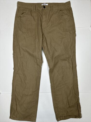 Blue Mountain Men Size 40x34 (Measure 39x32) Brown Carpenter Pants - Afbeelding 1 van 8