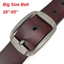 Super Long Size105-170cm Casual Belts for Jeans Mens Belt 100 Real Leather Belt
