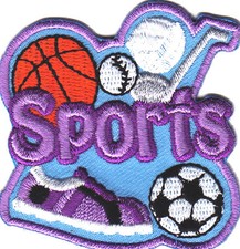 SPORTS Iron On Patch
