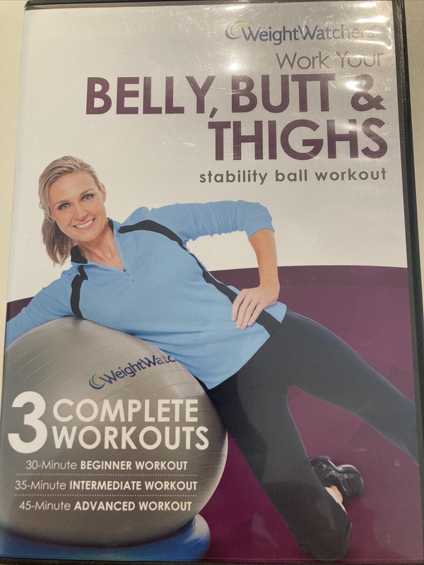 Weight Watchers Work Your Belly, Butt, and Thighs Stability Ball WorkoutDVD 2010