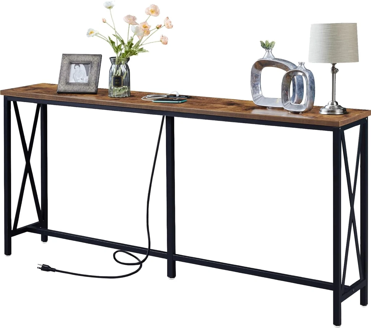 Console table with usb port online