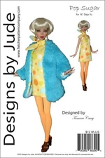Pop Sugar Doll Clothes Sewing Pattern for 16" Deja Vu Dolls Tonner