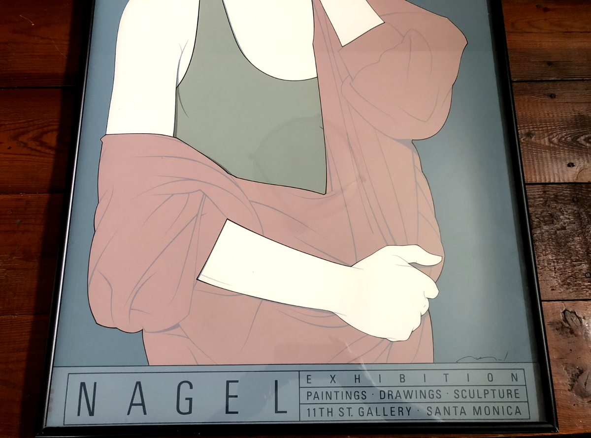PATRICK NAGEL リトグラフポスター Vintage Patrick NAGEL Signed Print 80s Ladies Framed | eBay