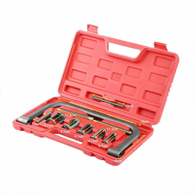 Atv Tool Kit Valve Removal Tool Engine Valve Spring Compressors - Reliable Auto Repair Tools Motorcycle Valve Spring Compressor Valve Seat Cutter - Foto 7
