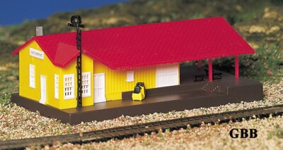 N Scale FREIGHT STATION, BUILT-UP READY TO USE BACHMANN New 45907