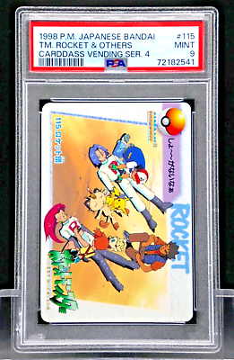 Team Rocket #115 Bandai Carddass Vending Series 4 Pokemon Team Rocket #115 Bandai Carddass Vending Series 4 Pokemon