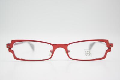 Brille Face a Face ESPACES 1 Rot Violett Eckig Brillengestell eyeglasses Neu
