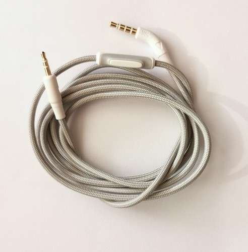 Nylon Gray Audio Cable For JBL E65BTNC TUNE 600 BTNC E500BT C45BT  Headphones | eBay