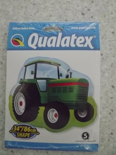 GREEN TRACTOR XL FOIL BALLOON 34 IN (86 CM) HAPPY BIRTHDAY PARTY FARM