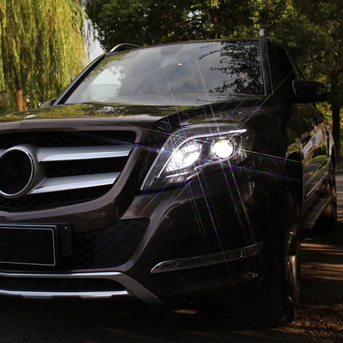 Mercedes-Benz GLK300 GLK350 GLK250 2013-2015 LED Headlights Assembly Halogen - Picture 8 of 10