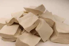 308/270-35 CAL/7-8MM ~EMSS1024T ~1 5/16" SQ NATURAL COTTON GI PATCHES QTY. 1,000