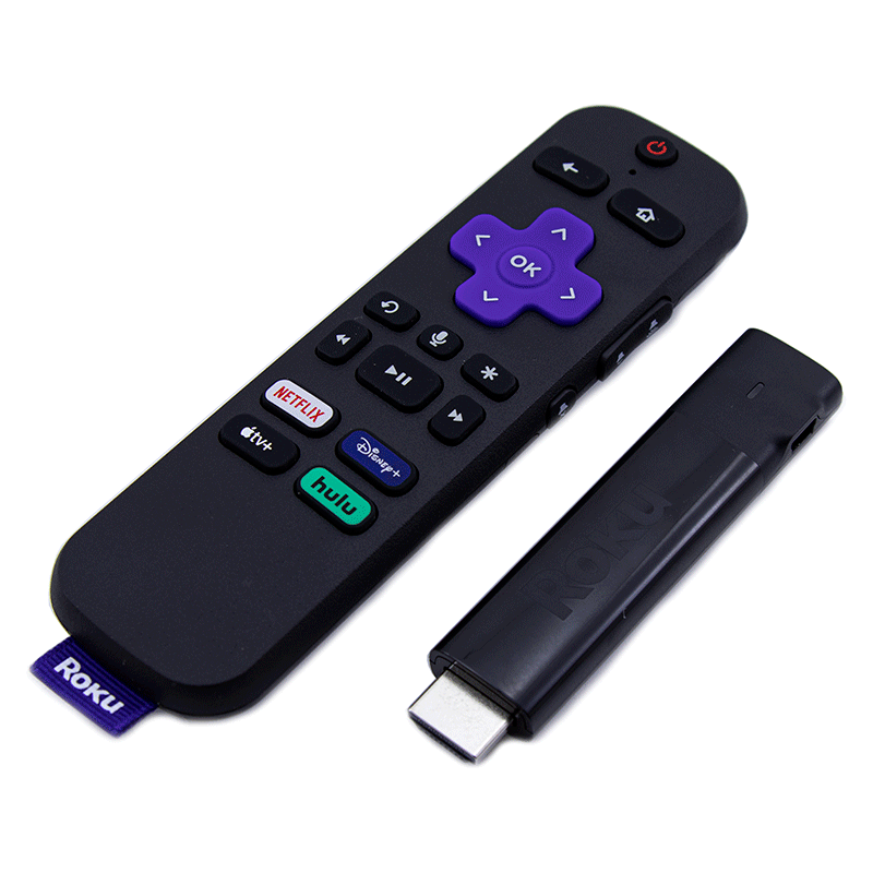 Roku 3810X Portable Streaming Stick & Voice Remote Black 829610002514