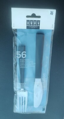 WMF combiNation Cromargan Brunchbesteck Edelstahi Rostfrei 18/10 Set of 2 Black