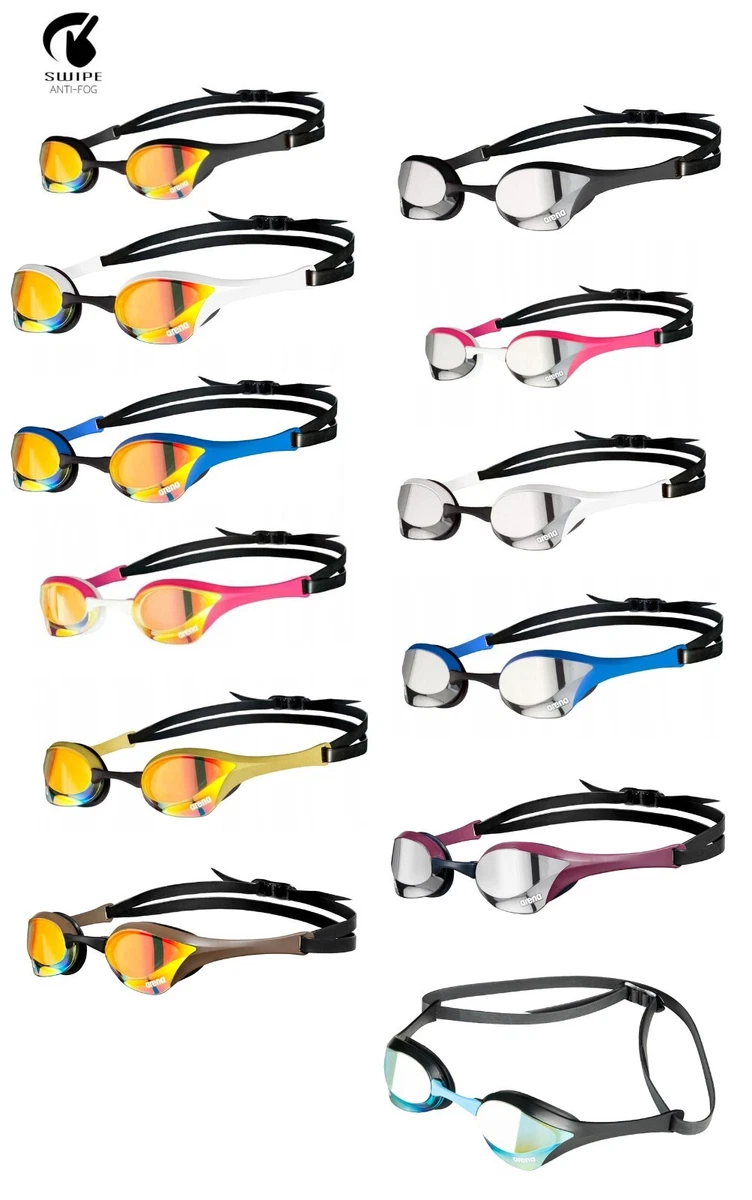 Arena COBRA ULTRA SWIPE MIRROR - Lunettes de natation blue/silver