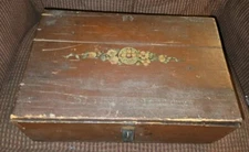 Vintage Gold Medal Walter Baker & Co No 1 Chocolate Wooden Box Paris Expo 1900