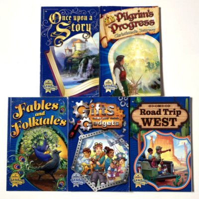 ABeka 4th grade 5pc CURRICULUM SET LOT Readers Reading 4 Current Edition