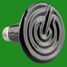 1x 200W Ceramic Infrared Reptile Vivarium Brooder Heat Lamp Light Bulb ES E27