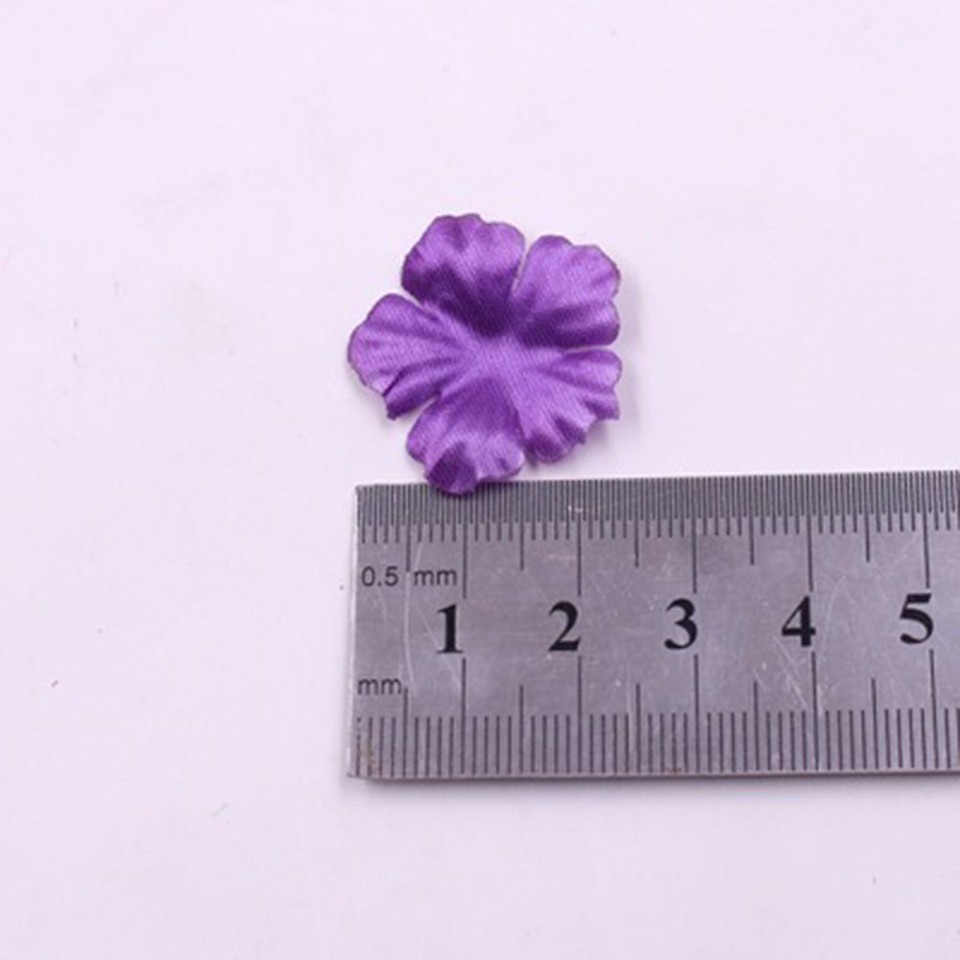 Silk Leaf Fivepetal Flower Roses Petal Scrapbook Accessory Artificial