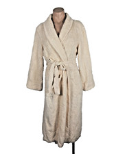 VTG Y2K Victoria's Secret Gold Label Terry Cloth Pink Tie Lounge Robe USA MADE