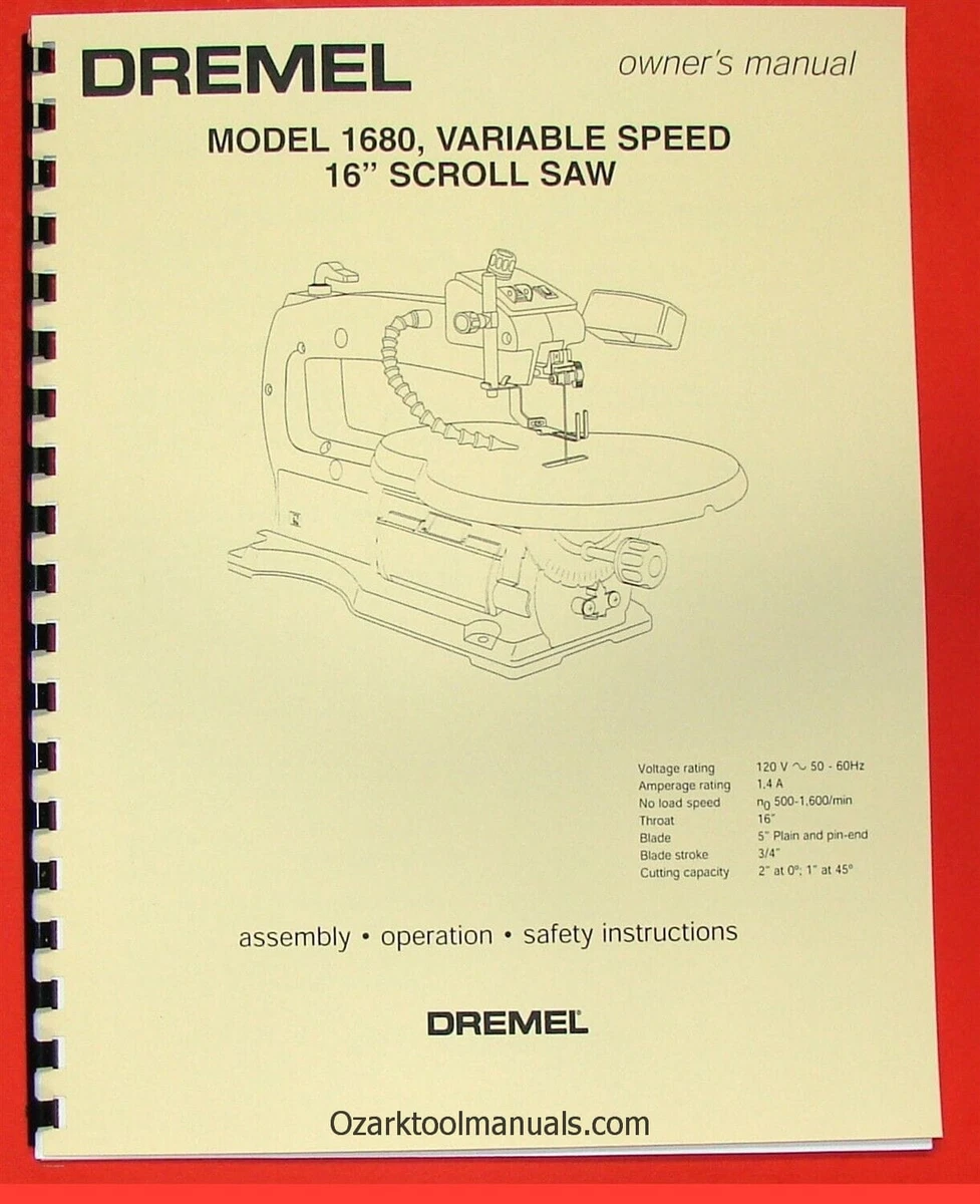 Dremel 16 2024 scroll saw
