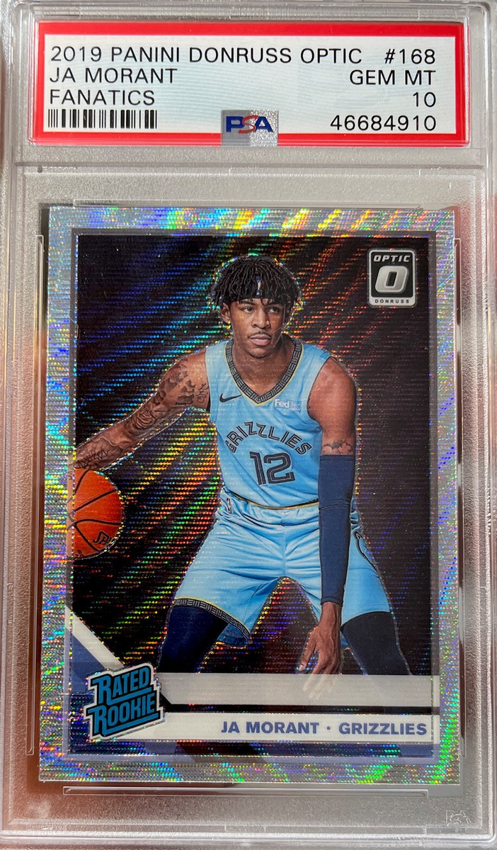 Ja Morant PSA 10 optic RC fanatics NBA