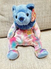 TY Beanie Baby - SEPTEMBER Birthday Bear 7.5 inch Sapphire Color Stuffed Toy