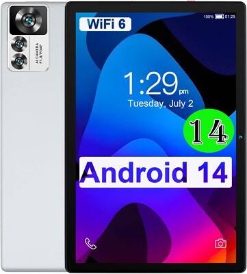 2024NEW Tablet 12GB RAM+256GB Android14 Gaming Pad PC 1920X1200 8-Core Bluetooth