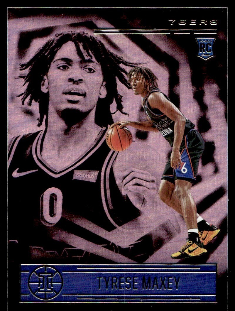 2020-21 Panini Illusions Tyrese Maxey Rookie G58 Philadelphia 76ers #162