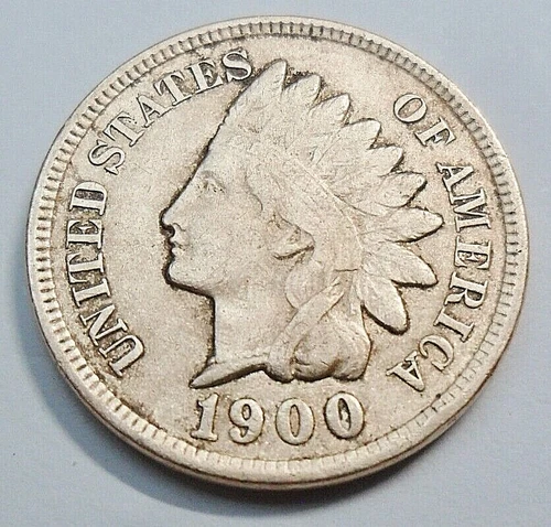 1900 Indian Head Cent / Penny   *XF - EXTREMELY FINE DETAILS*  **FREE SHIPPING**