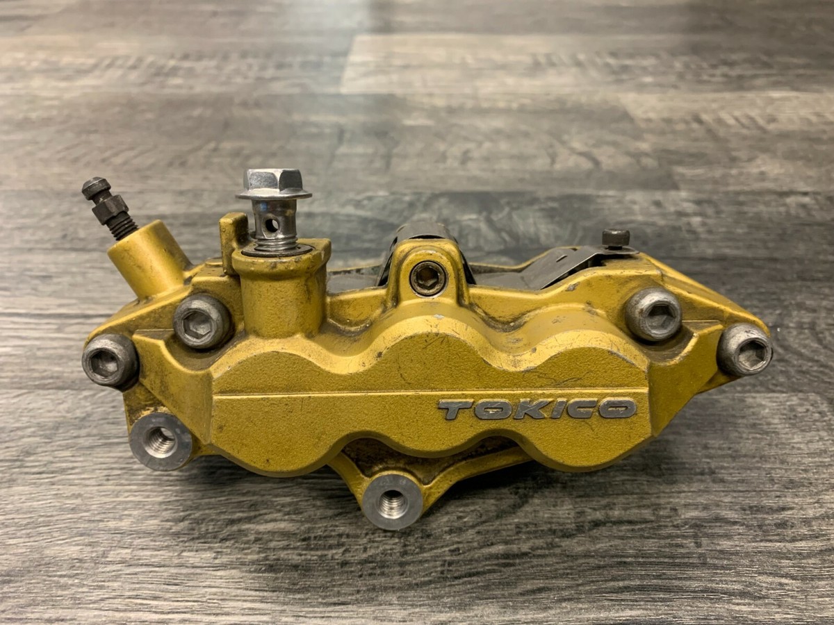 Suzuki 2001 2002 GSXR1000 OEM Front Left Brake Caliper Gold Suzuki 2001 2002 GSXR1000 OEM Front Left Brake Caliper Gold